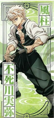 鬼滅の刃 不死川実弥 ティザービジュアル タオル ロングタオル