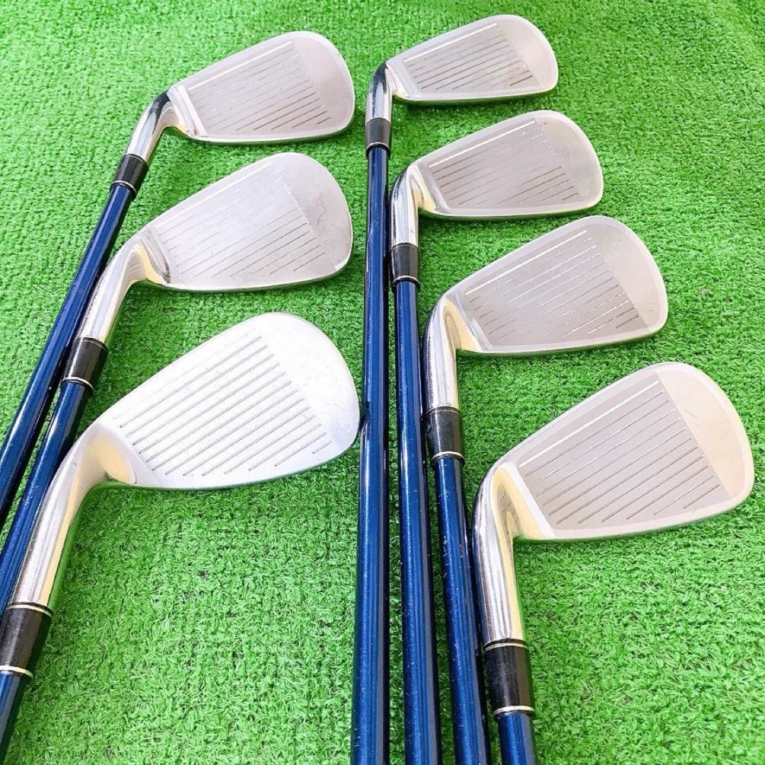 テ21★ツアーステージ ViQ CL 7本レディースアイアンセット L ブルー