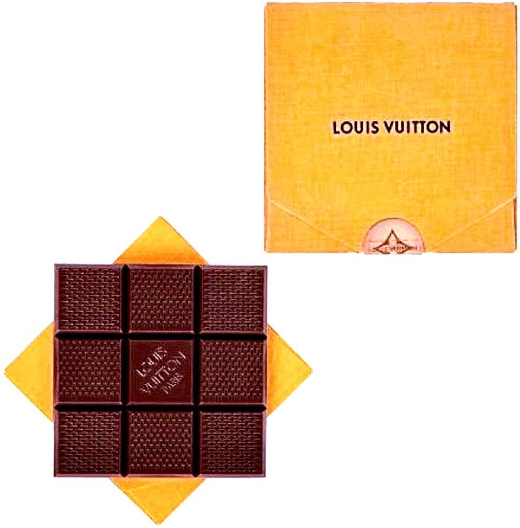 菓子 LOUIS VUITTON \"DAMIER\" TABLET CHOCOLATE