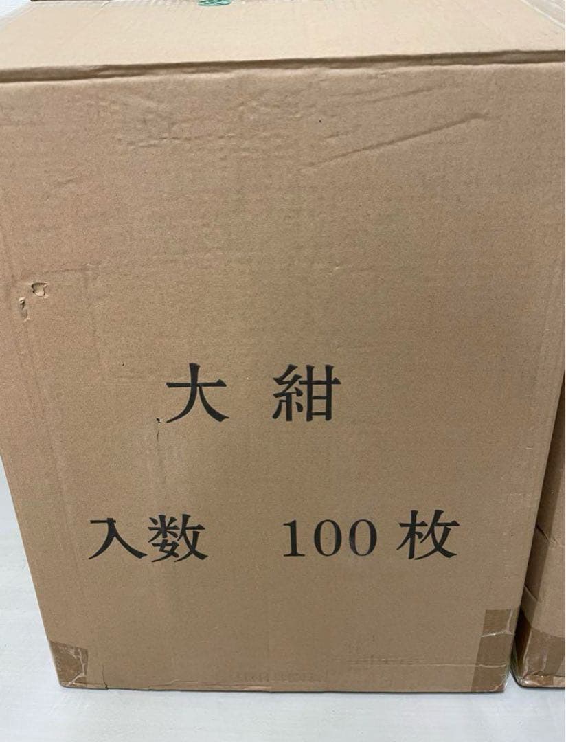 ギフトバッグ100枚　不織布バッグ　引き出物手提げ袋　エコバッグ　紺色
