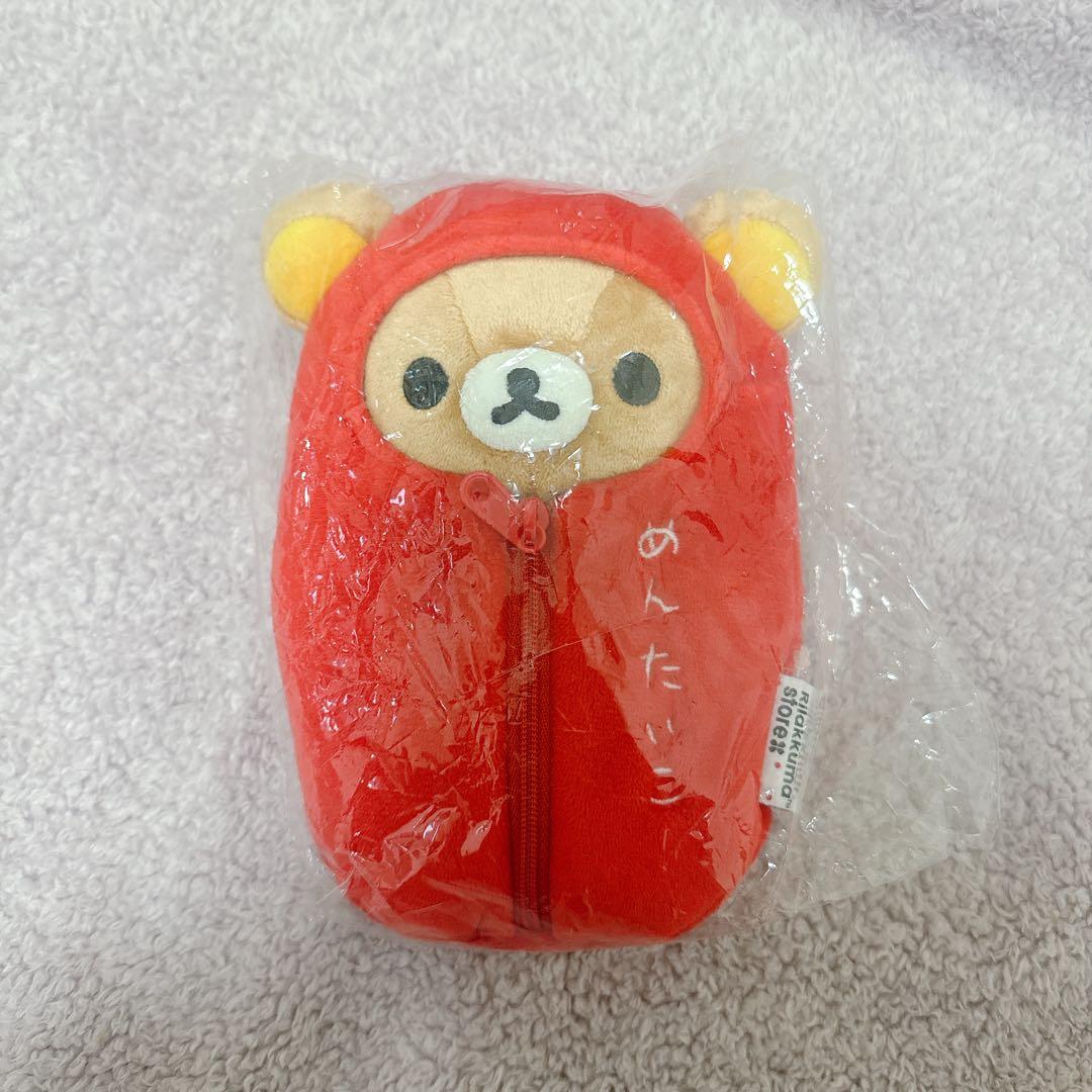 リラックマストア限定商品 福岡スーベニア ぬいぐるみ めんたいこ 明太子