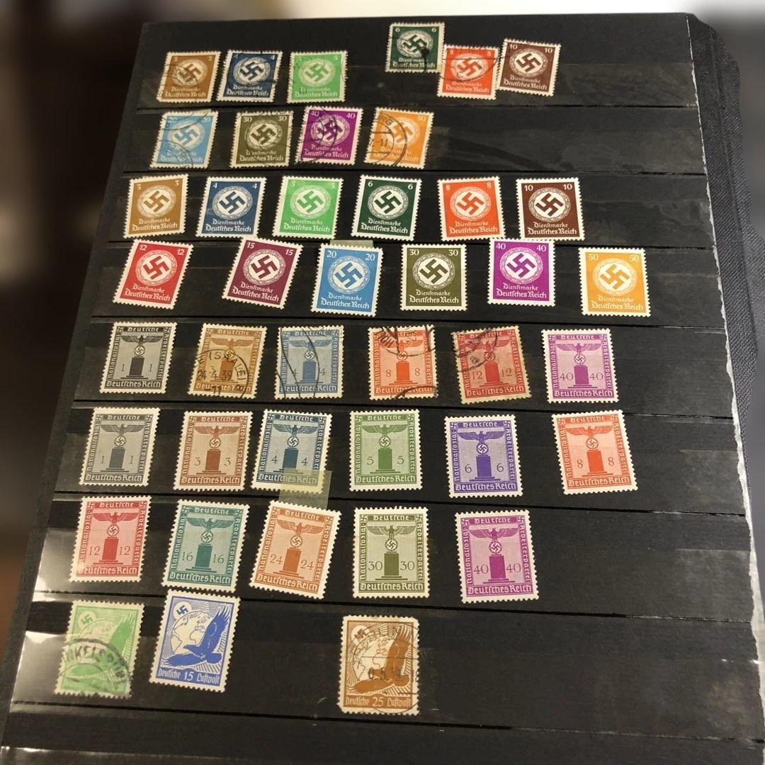 12562 ドイツ第三帝国切手大量、切手が剥がれないため安く出品します