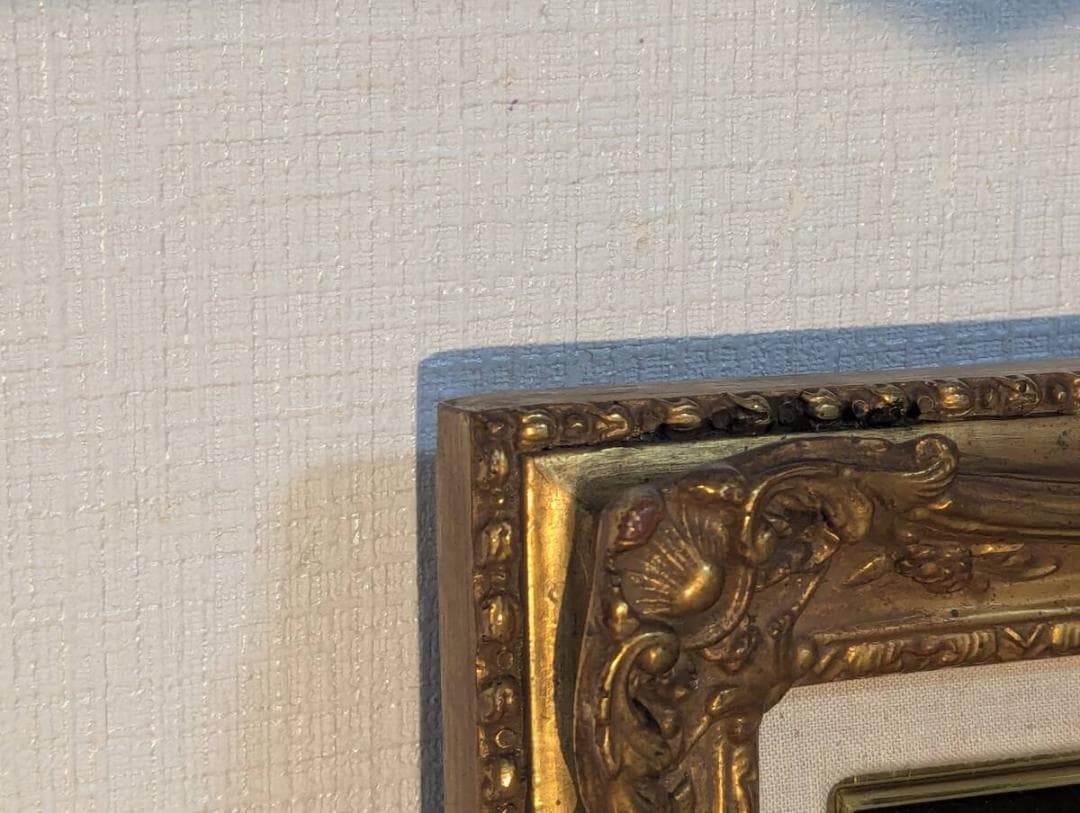 【真作】絵画　尾崎進　油彩4号　静物　バロック風の重厚な一作　X117