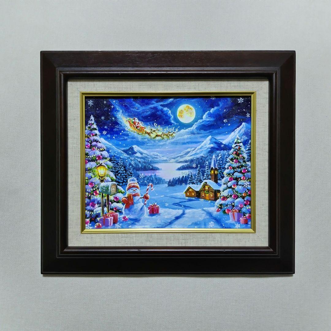 く*ら様 【至福のひととき】アクリル画 F3 風景画 絵画