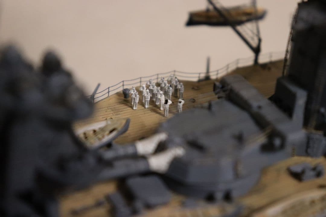 【艦船模型】1/350 戦艦 『 山城 』 完成品 【ジオラマ風】