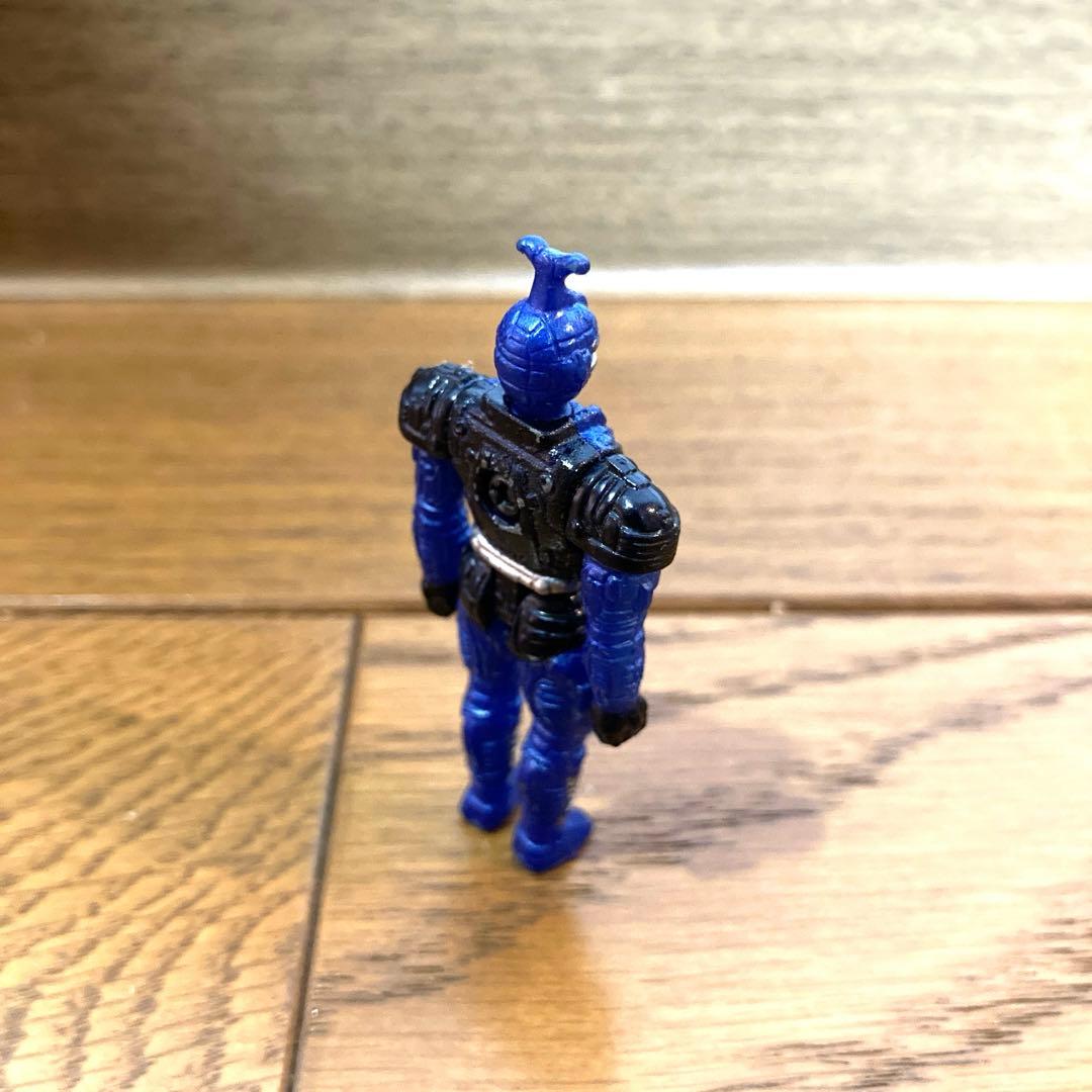 ブルービート フィギュア 重甲ビーファイター カブト 当時物 メタルヒーロー 青