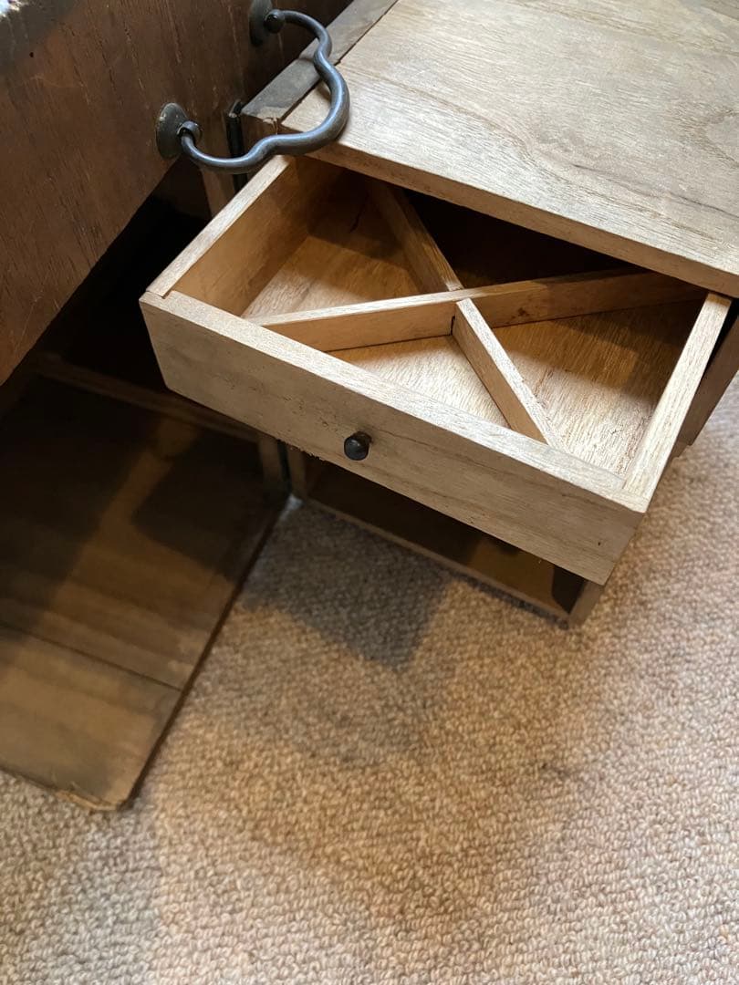 最終セール！古道具・木製火鉢・引き出し付き