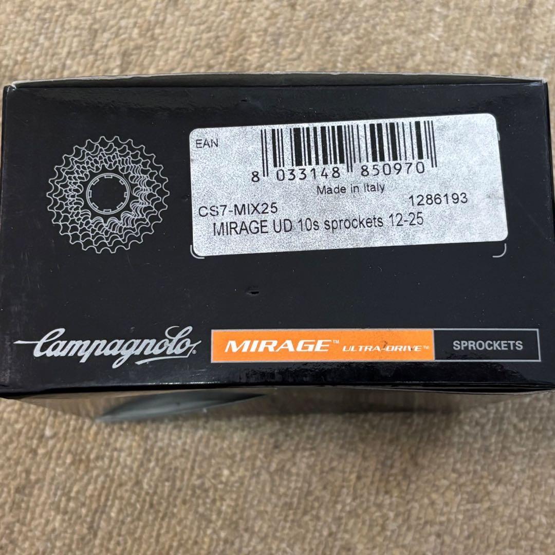 カンパニョーロ●Mirage10s 12-25 CS7-MIXスプロケ●10速