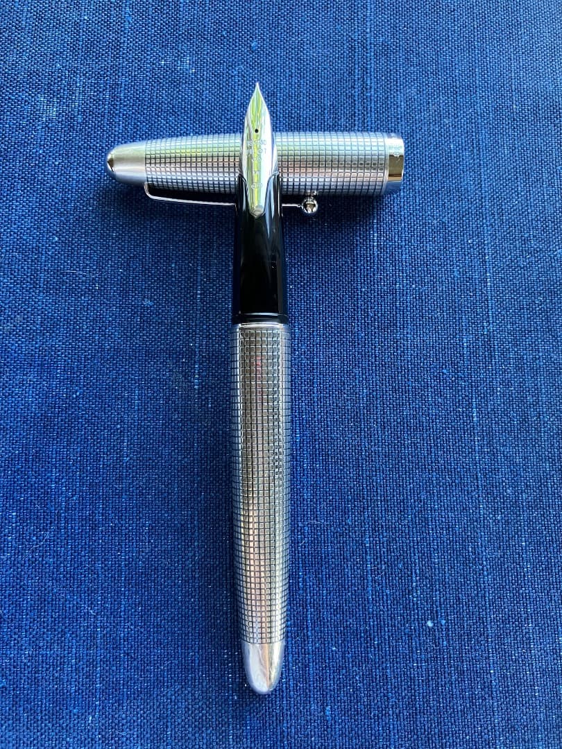 PILOTパイロット万年筆 シルバーン 格子＜ぺン先：F＞