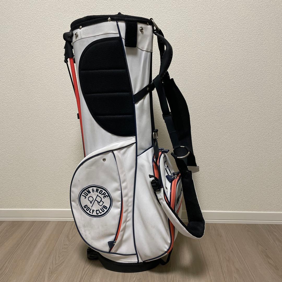 JUN & ROPE キャディバッグ ホワイト