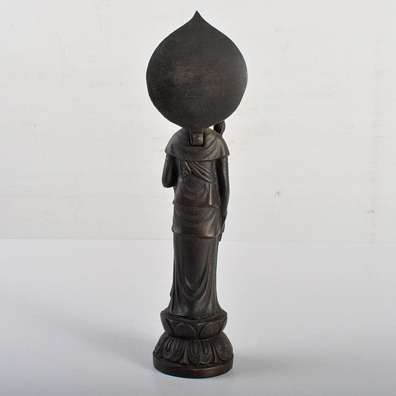 仏教美術　古銅青銅　聖観音菩薩像　仏像　C　6242