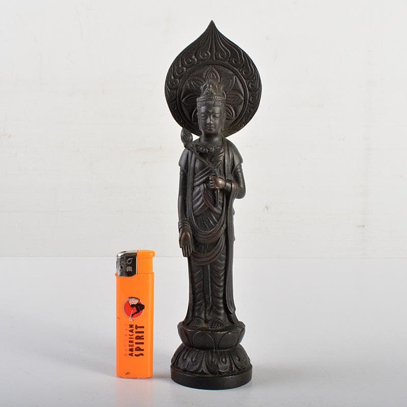 仏教美術　古銅青銅　聖観音菩薩像　仏像　C　6242