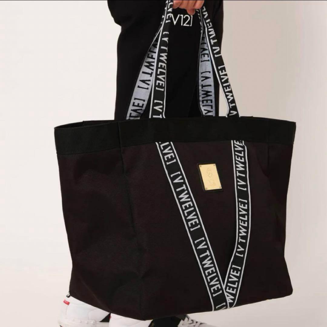 新品　V12 ゴルフバッグ　ボストン　ビッグトートバッグ　金具プレート　大容量