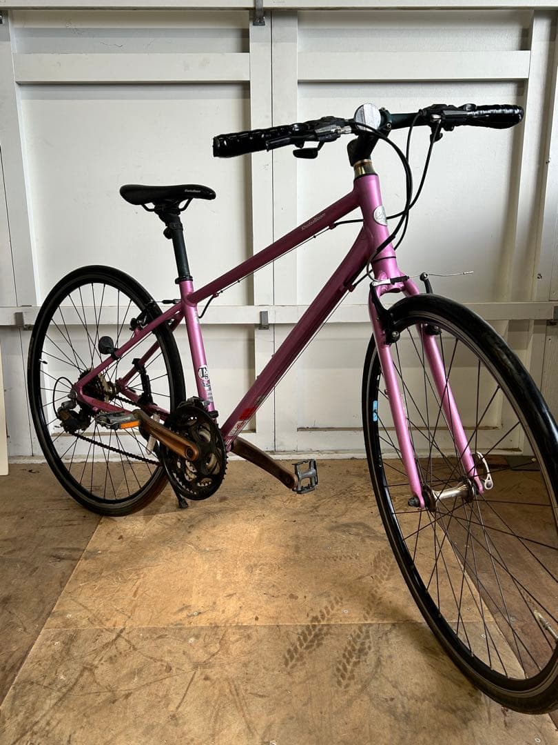 ピンク クロスバイク アルミフレーム SHIMANO 24段