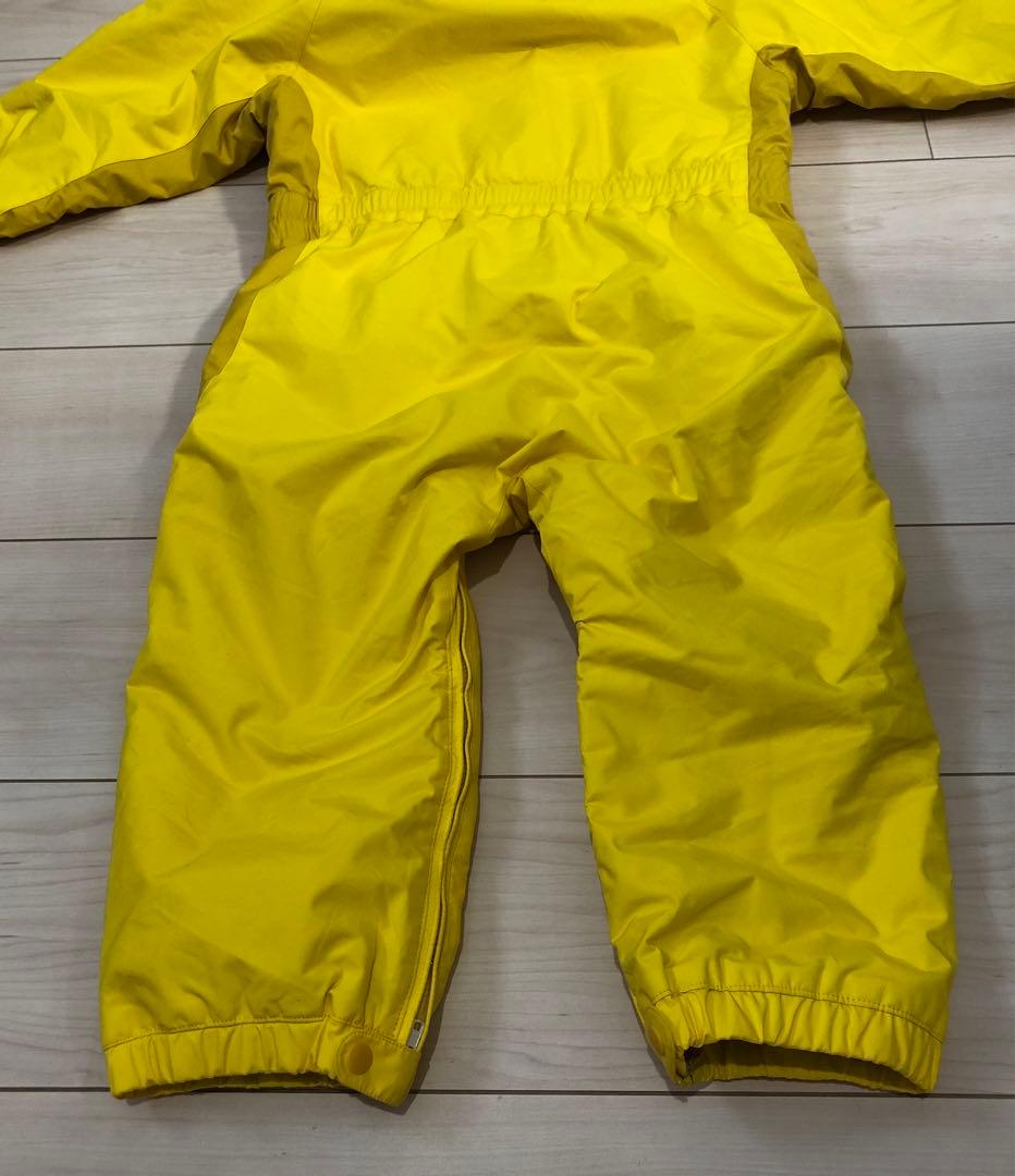 mont-bell モンベル キッズ スノーウェア スキーウェア黄色 100cm