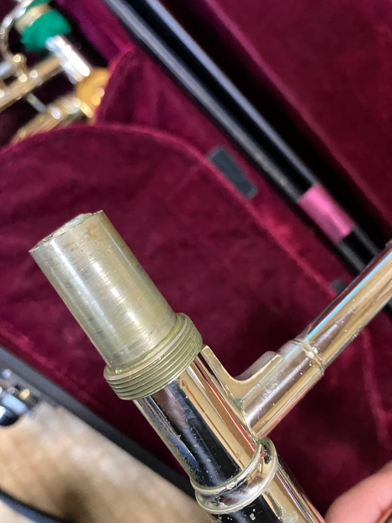 Jマイケル太管トロンボーンTB650L中古　カスタム多数　シャイニーケース付き。