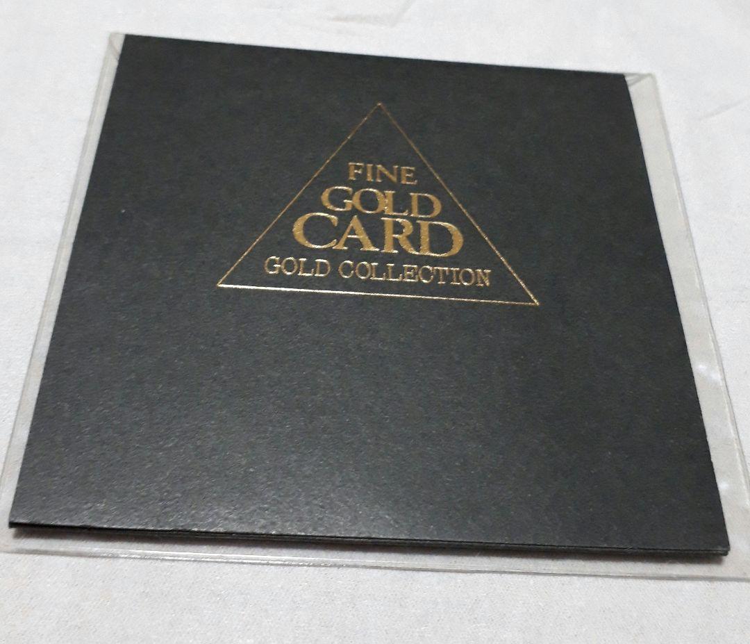 長嶋茂雄　純金 999.9 1グラム ゴールドカード