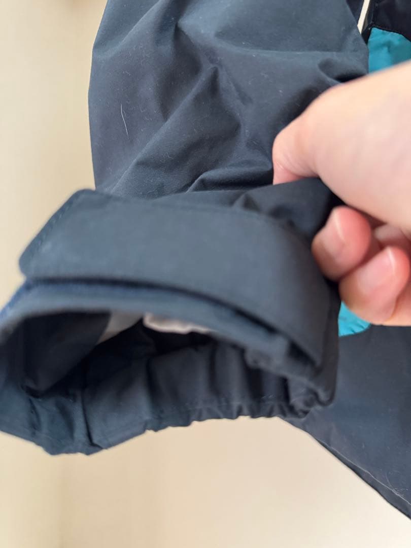 DESCENTE 子ども用スキーウェア 黒/青