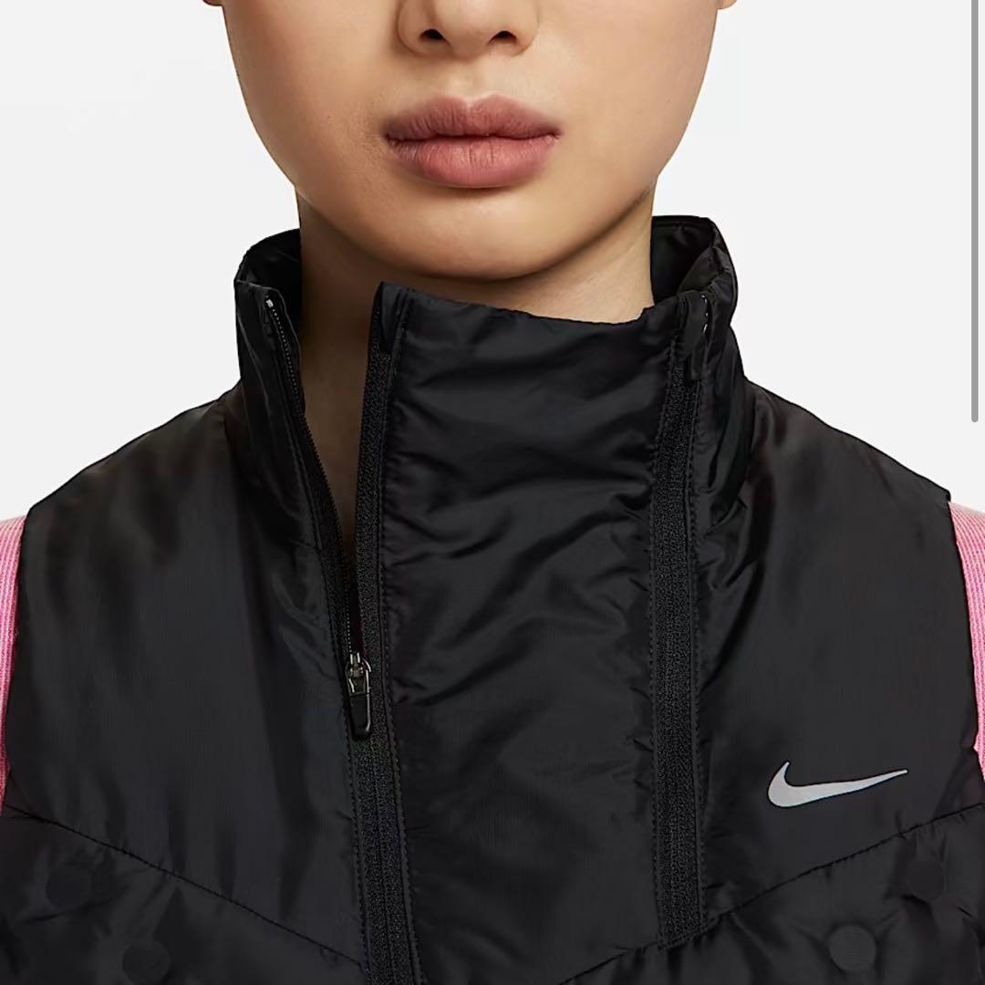 M ナイキ ADV レペル エアロロフト ランニングベスト ブラック