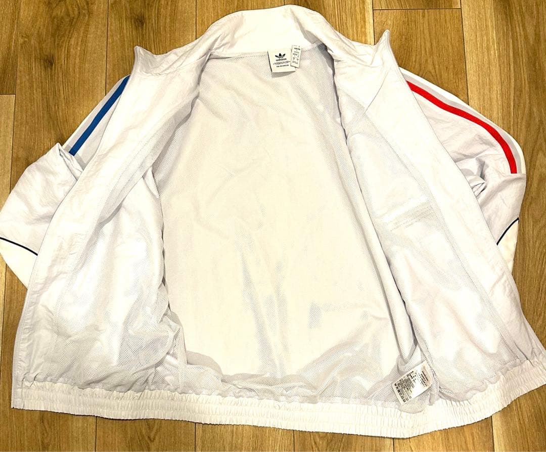 adidas トリコロール ジャージ 上下 Sサイズ白