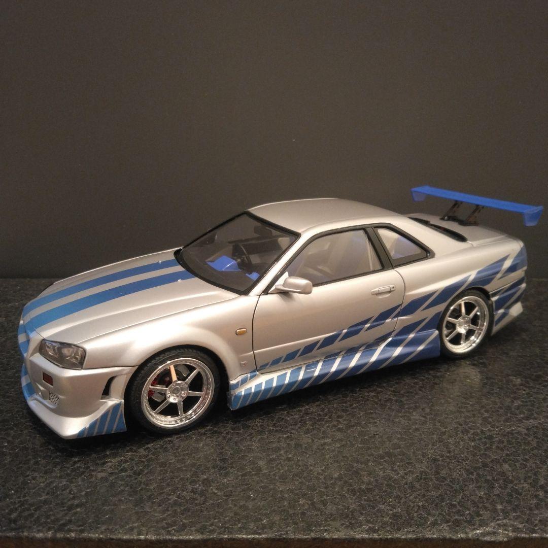 SKYLINE GT-R ワイスピ ブライアン仕様 1/24 アオシマ