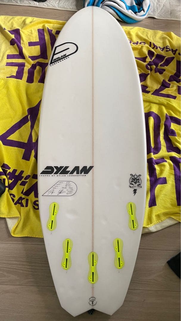 DYLAN ショートボード　サーフボード　サーフィン　fcs fcs2  フィン