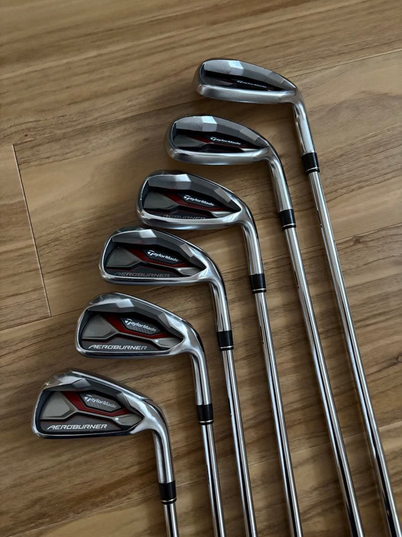 ⭐︎テーラーメード⭐︎エアロバーナー⭐︎5-PWセット⭐︎スチールSシャフト⭐︎