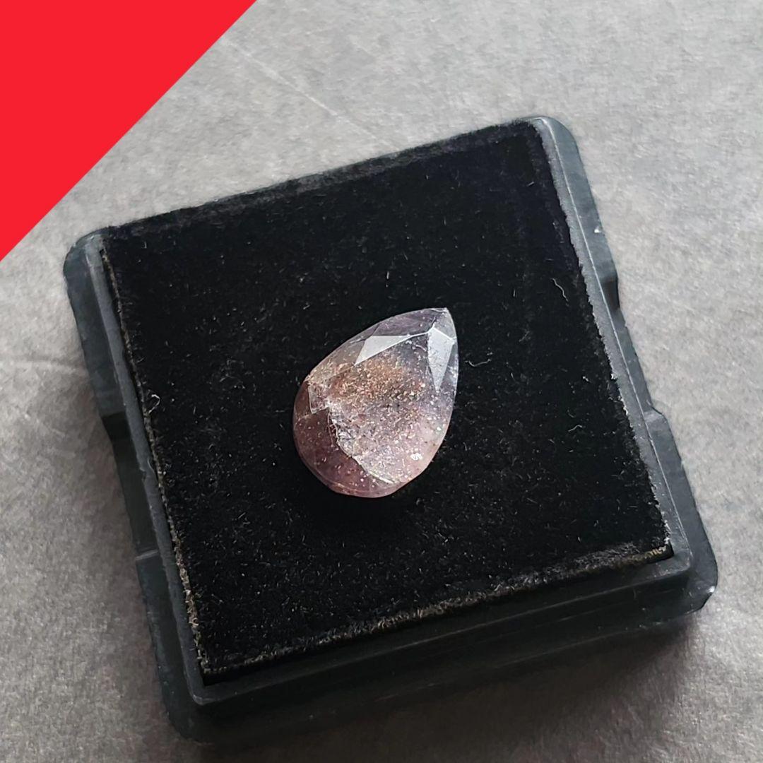 【一点物】アイオライトサンストーン ルース ペアシェイプ 雫 ドロップ ⑦✩.˚