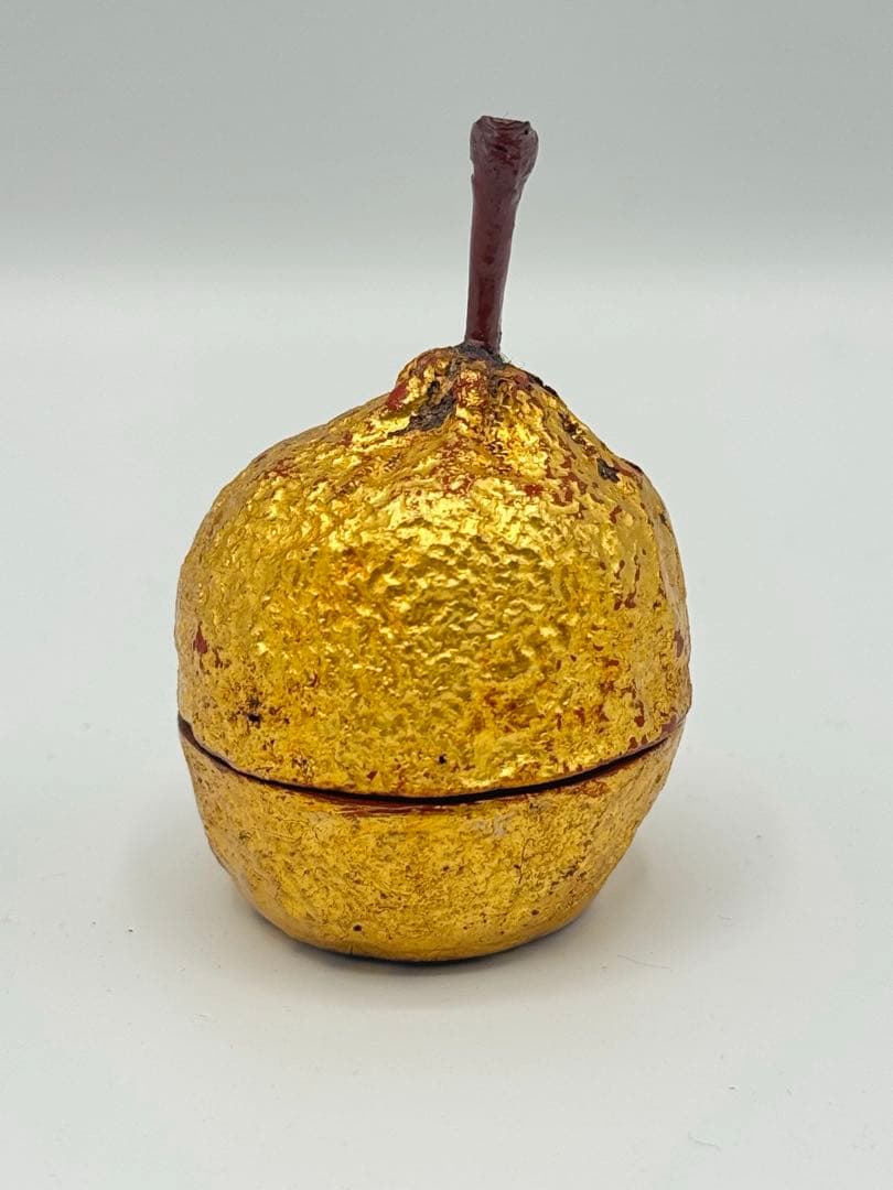 橙　香合　茶道具　香道具　漆　共箱