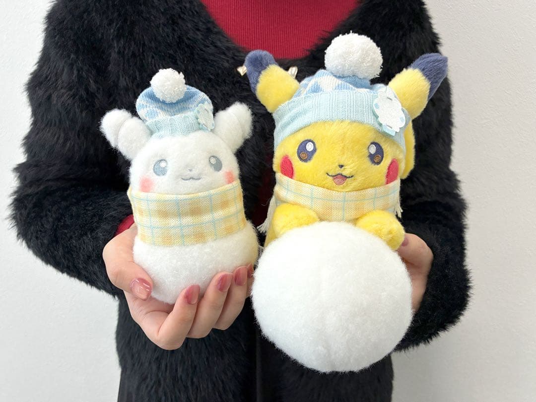 ポケモン ぬいぐるみ ピカチュウとゆきあそび ピカチュウゆきだるま