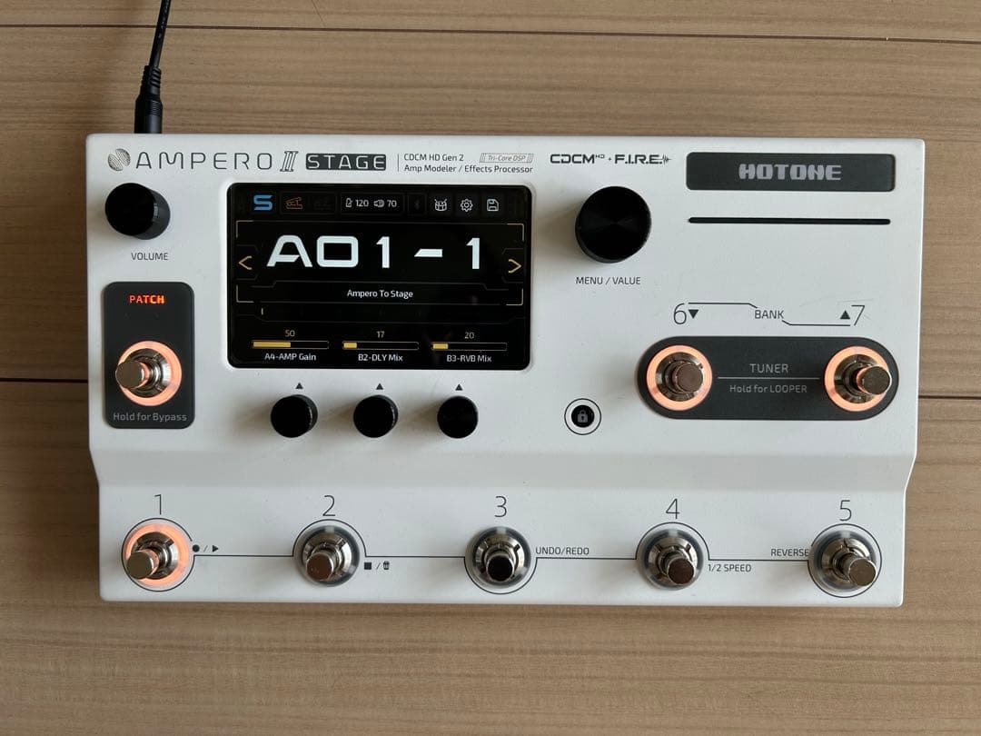 Hotone Ampero II Stage ギターエフェクター