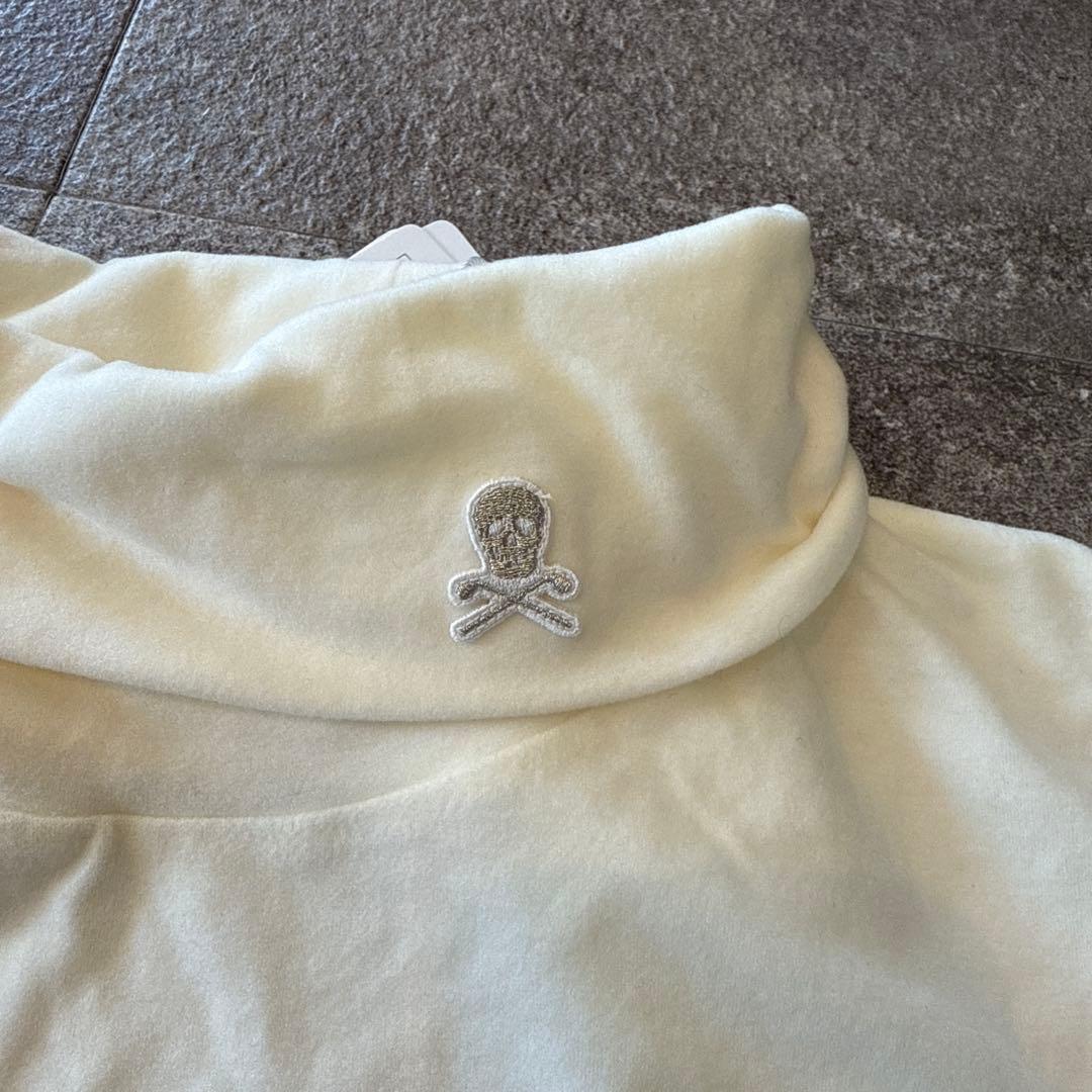 MARK&LONA レーヨン混　モックネックインナー　50 新品未使用タグ付