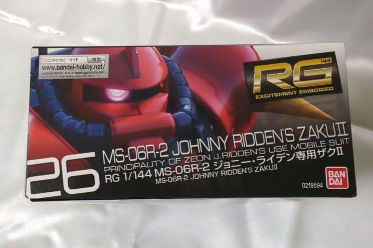 RG MS-06R-2 ジョニー・ライデン専用ザクII　&デカール