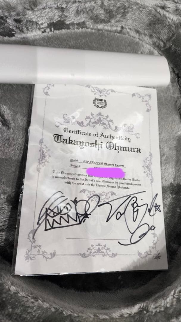 ラウルESP SNAPPER Ohmura Custom /R 新品同様