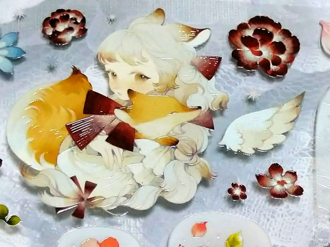 ✩再販✩J970＃幻想穿过森林另一章(水晶)切り売り海外人物マステ女の子