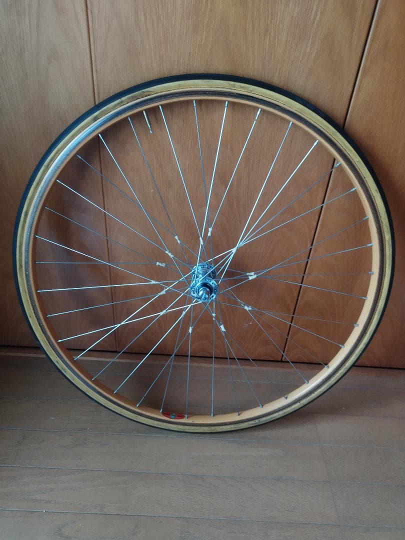 アマンダ　ギッザロ　木リム　フロントホイール　ブルベ