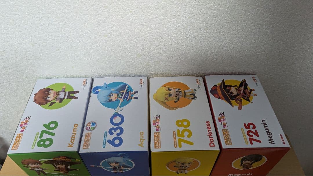 ねんどろいど　この素晴らしい世界に祝福を　4点