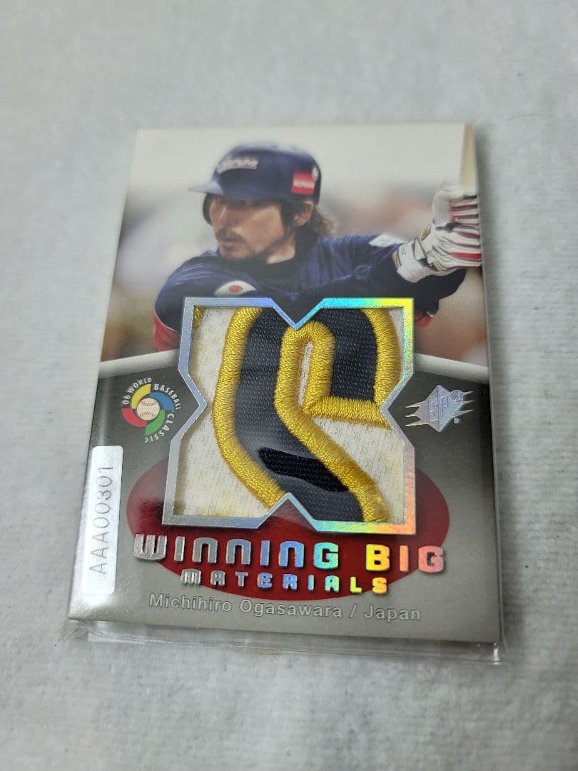 超レア⭐小笠原道大⭐２００６年 WINNING BIG MATERIALS