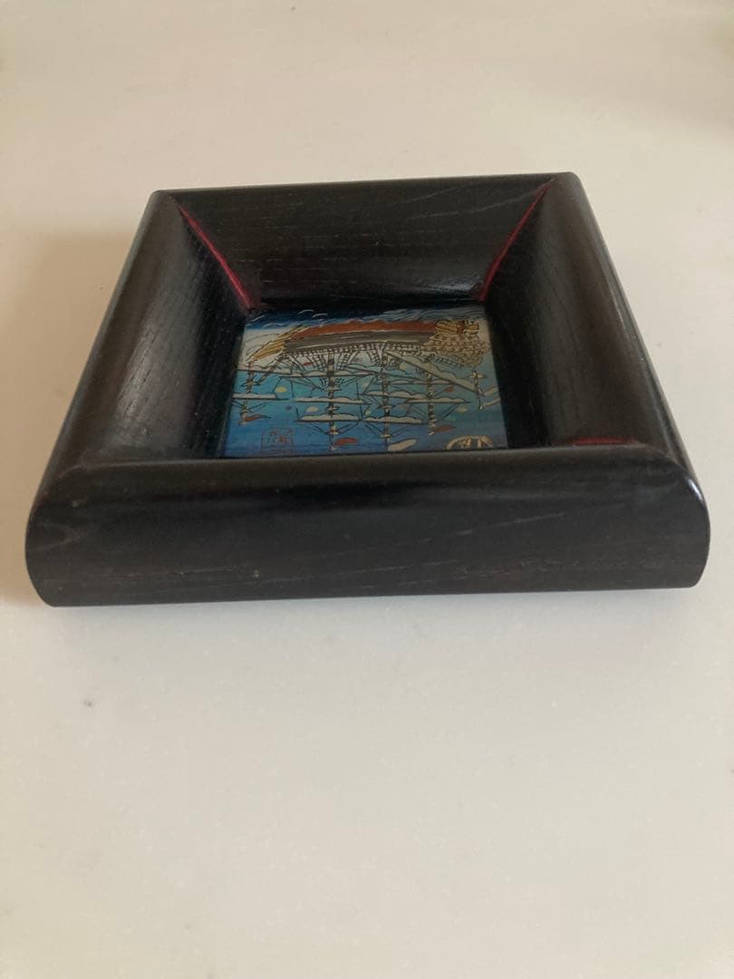 渡辺俊明　ガラス絵　南蛮船