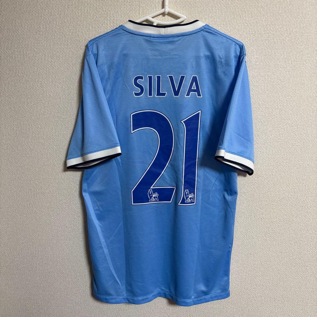 マンチェスターシティ　シルバ　13-14 上下　ユニフォーム