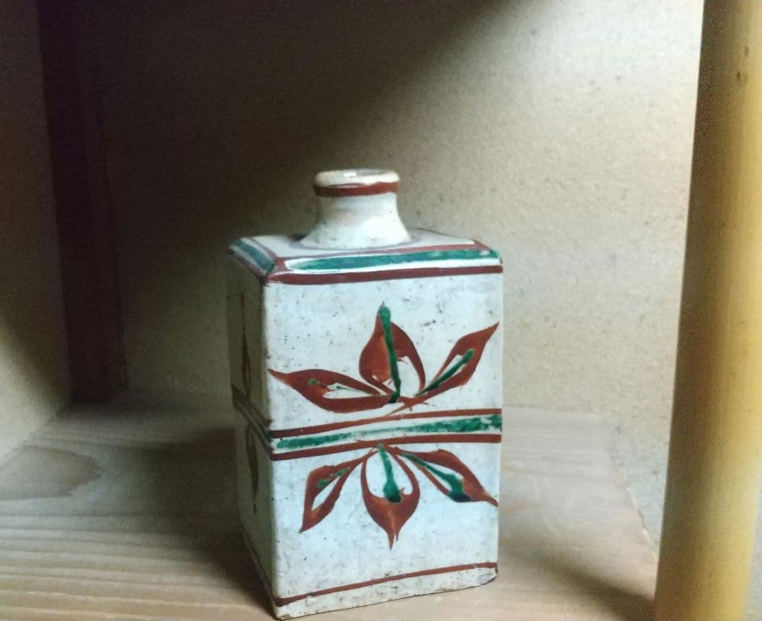 人間国宝　濱田庄司　花入　共箱