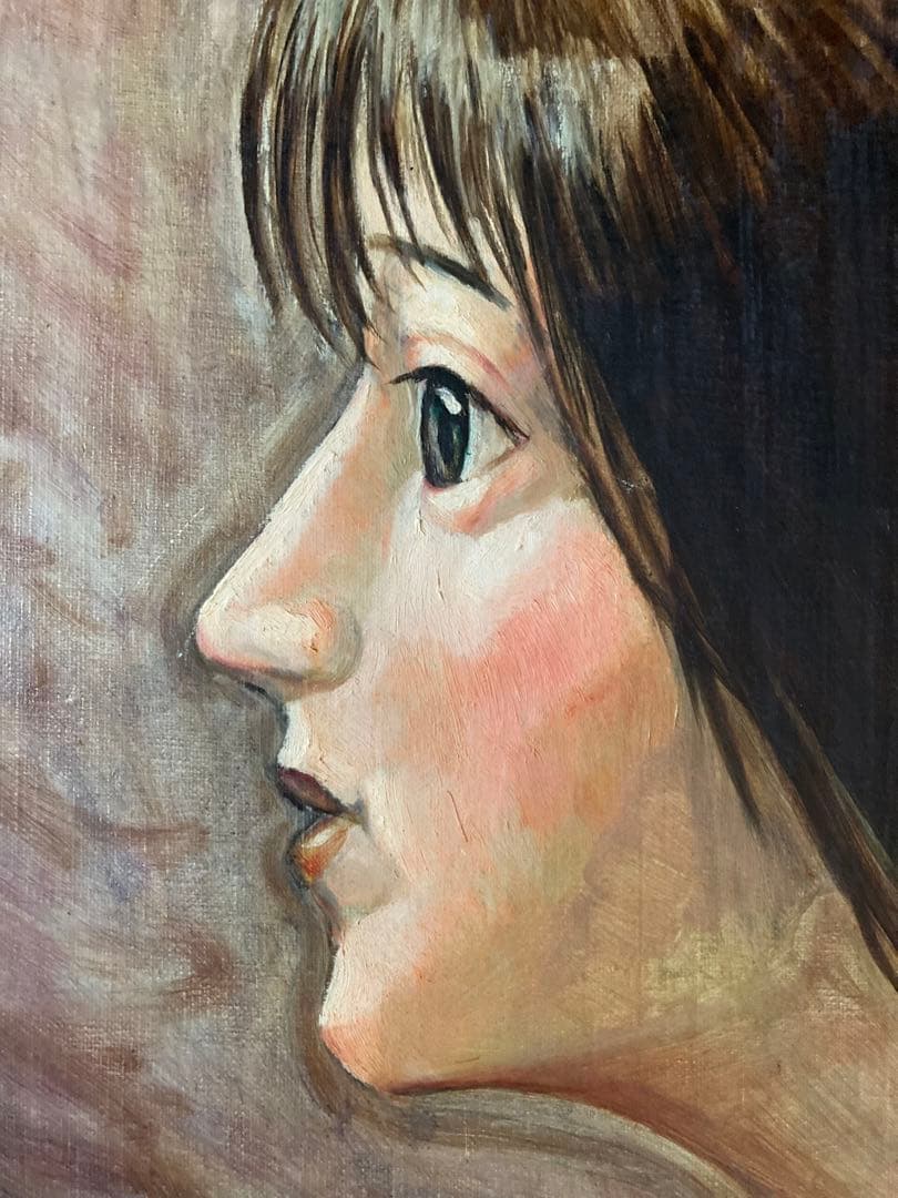 F10号油彩画　微風