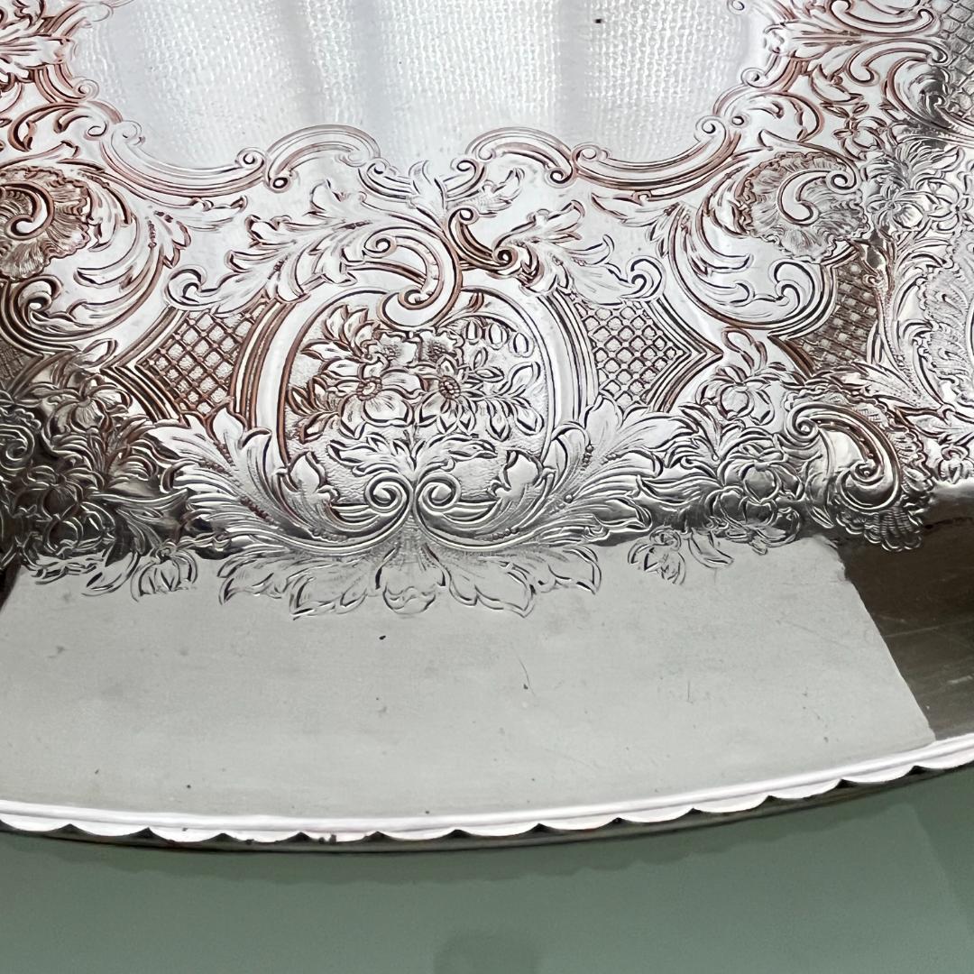 【Barker & Ellis】 ギャラリートレー 50cm 透かし 大型