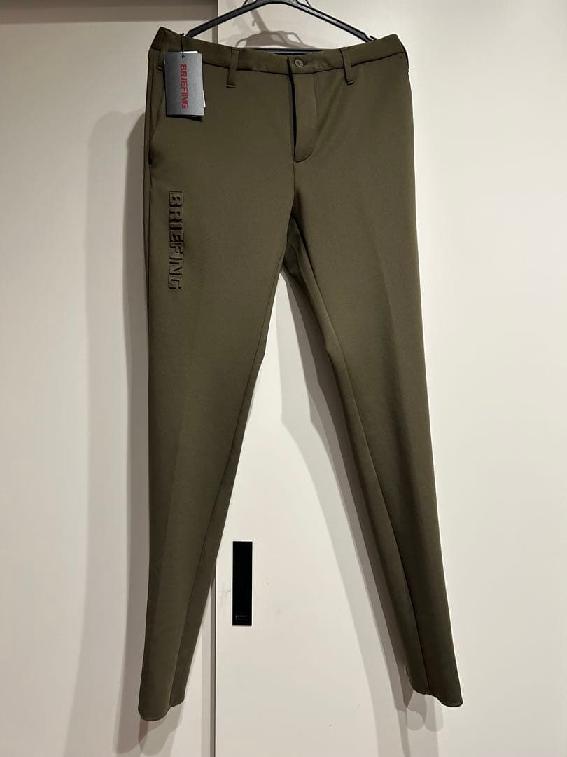 BRIEFING GOLF　3Dロゴ パンツ 立体BRIEFINGロゴ　カーキ