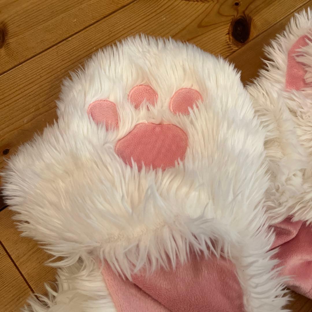 ディズニー　マリーちゃん　マフラーファンキャップ　カチューシャ