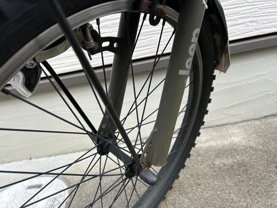 Jeep キッズバイク 22インチ オリーブグリーン【現地引き取り限定】京都市