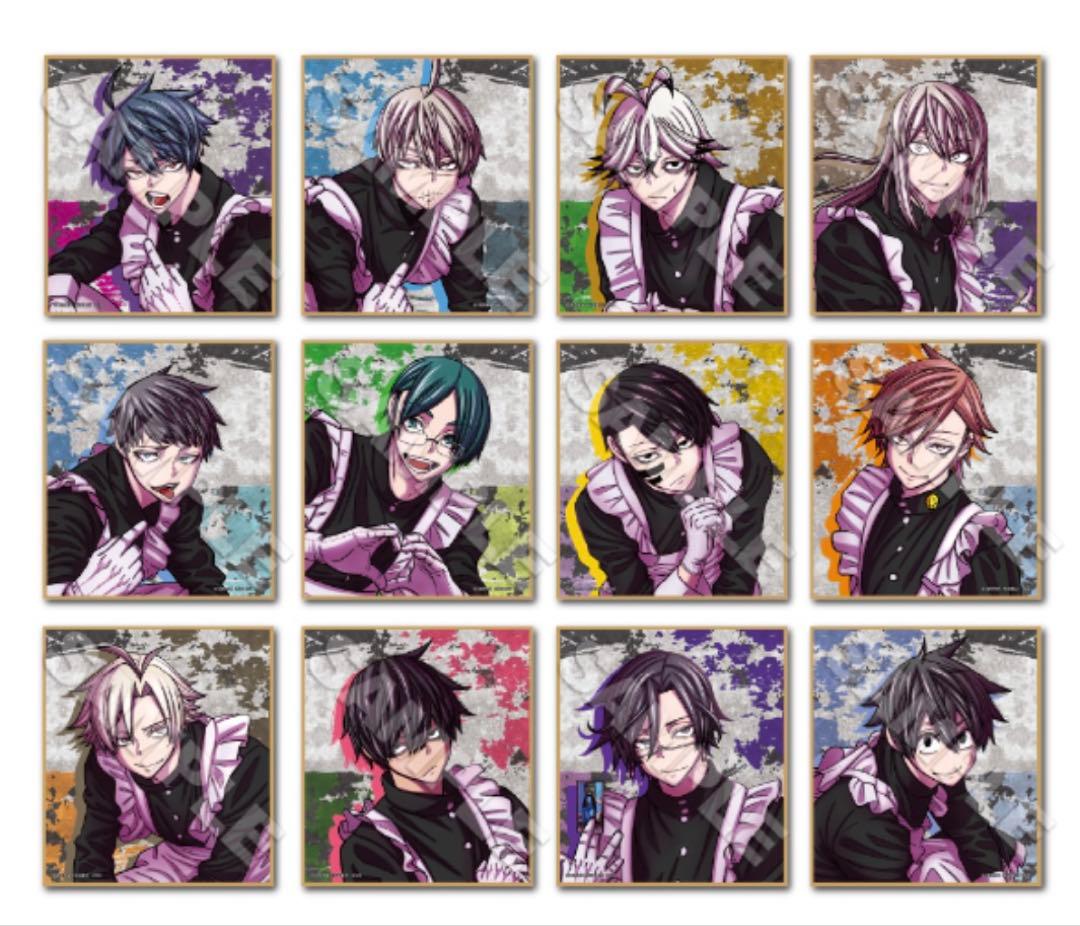 桃源暗鬼 メイド ツリービレッジ カフェ 色紙 原作絵 ツリビレ