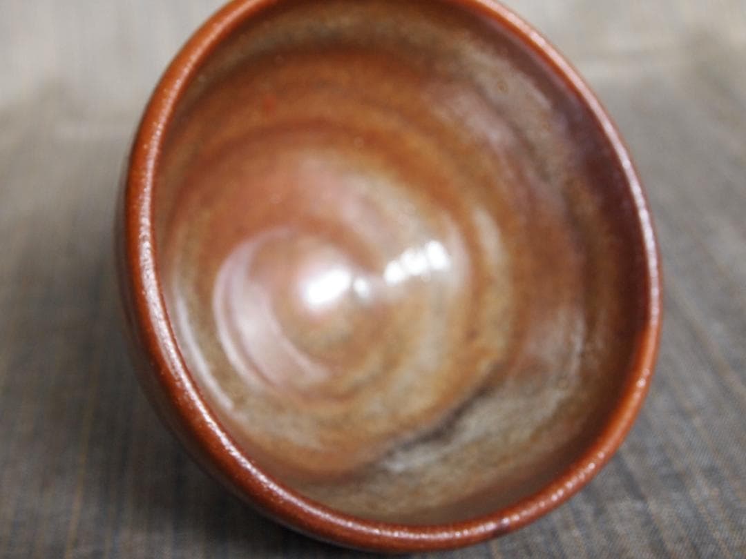 希少作★山田和《師：加藤唐九郎》★唐津茶碗★共箱・共布