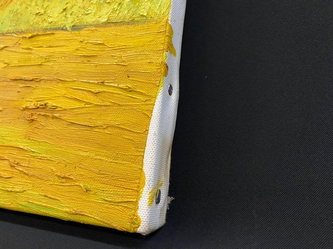 フィンセント・ファン・ゴッホ『ひまわり』複製画　手描き　摸写⑥ F12