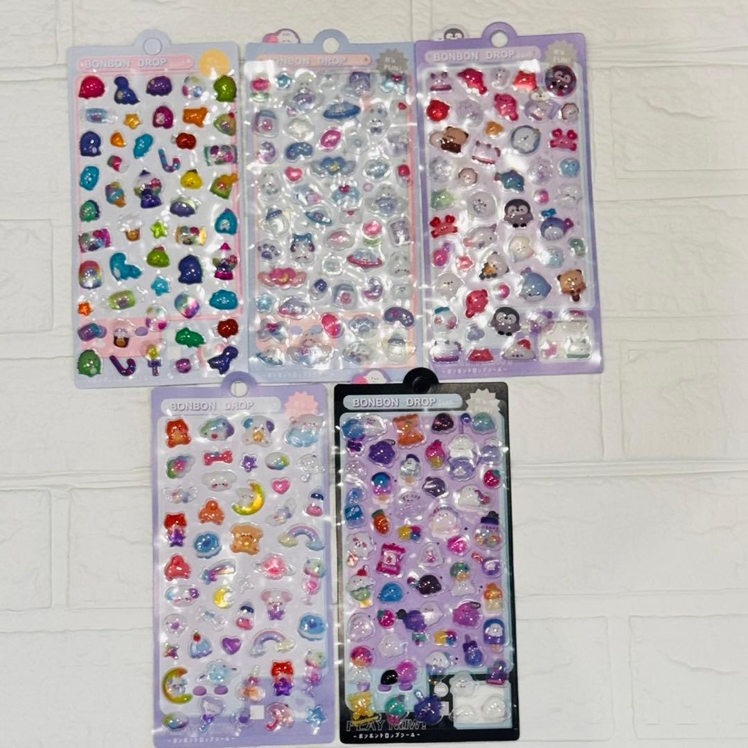 シール400シート　ブルー、オレンジ各200シート